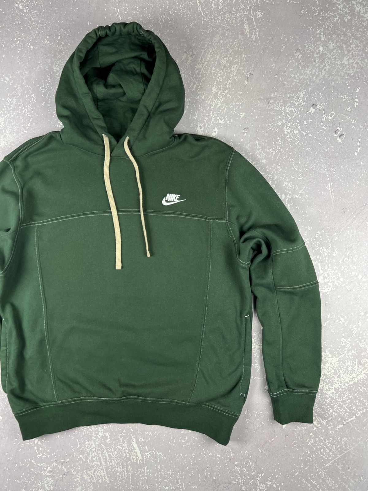 Nike Vintage Y2K Nike Swoosh Two Pockets Hoodie Mens M Green Size US M / EU 48-50 / 2 - 2 Thumbnail