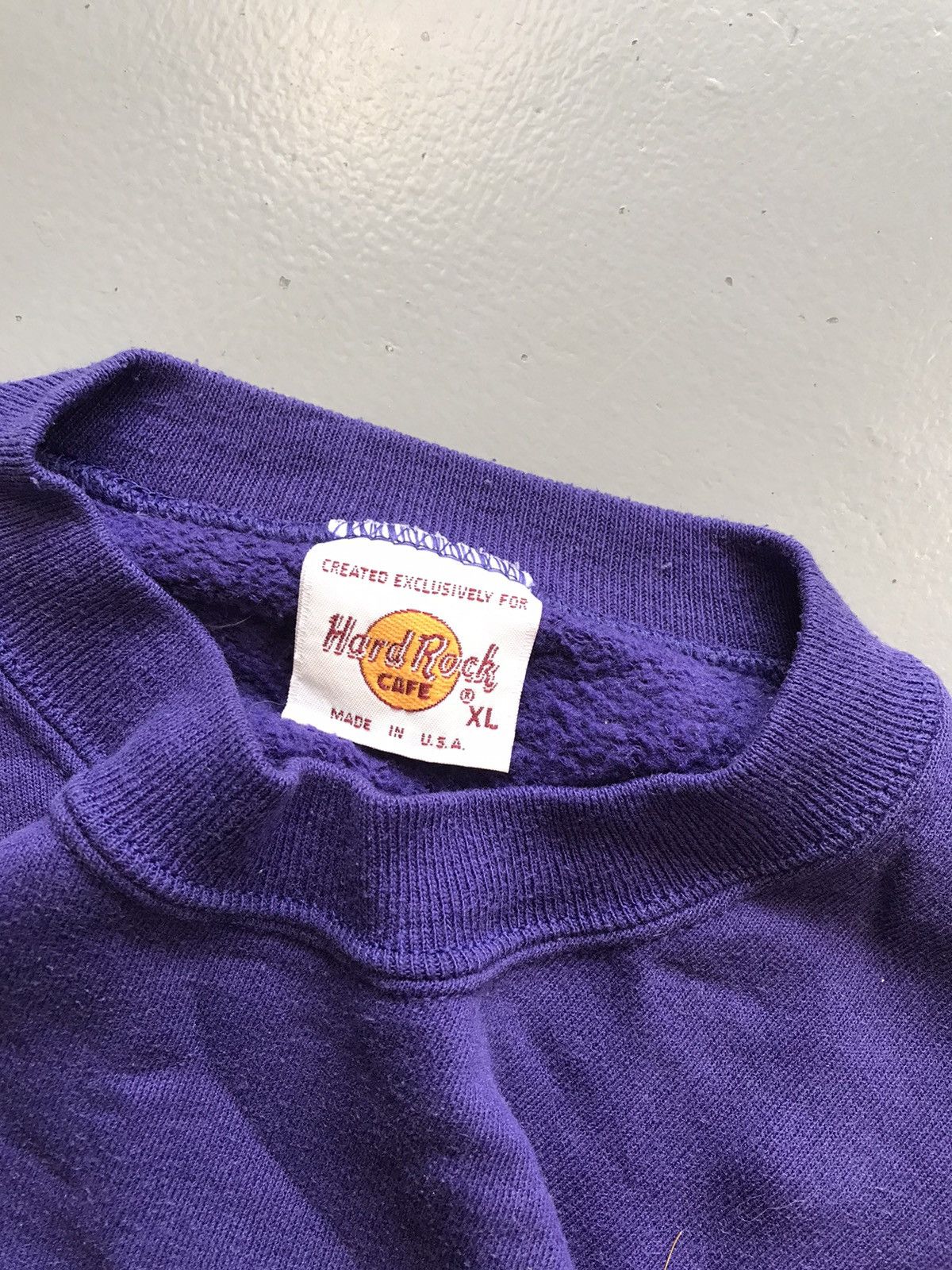 Hard Rock Cafe × Vintage Vintage Hard Rock Cafe logo embroidered sweatshirt Size US M / EU 48-50 / 2 - 6 Thumbnail