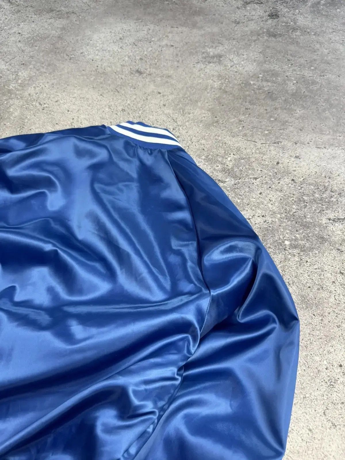 Chalk Line × Vintage Vintage Chalk Line nylon bomber Y2K Blue Satin Bomber Jacket Size US M / EU 48-50 / 2 - 11 Thumbnail