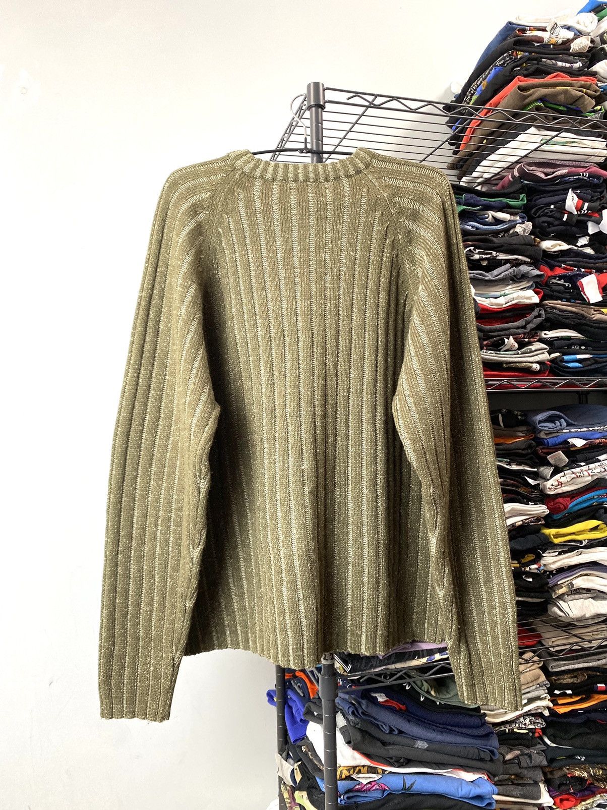 Hysteric Glamour Y2K Vintage Striped Diesel Style Japanese Knit Sweater Size US XL / EU 56 / 4 - 5 Thumbnail