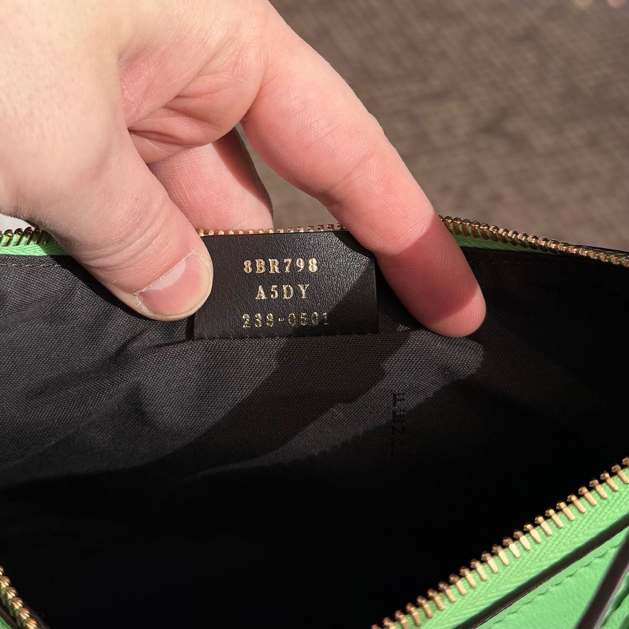 Fendi Fendi Green Leather Fendigraphy Small Bag Size ONE SIZE - 15 Thumbnail