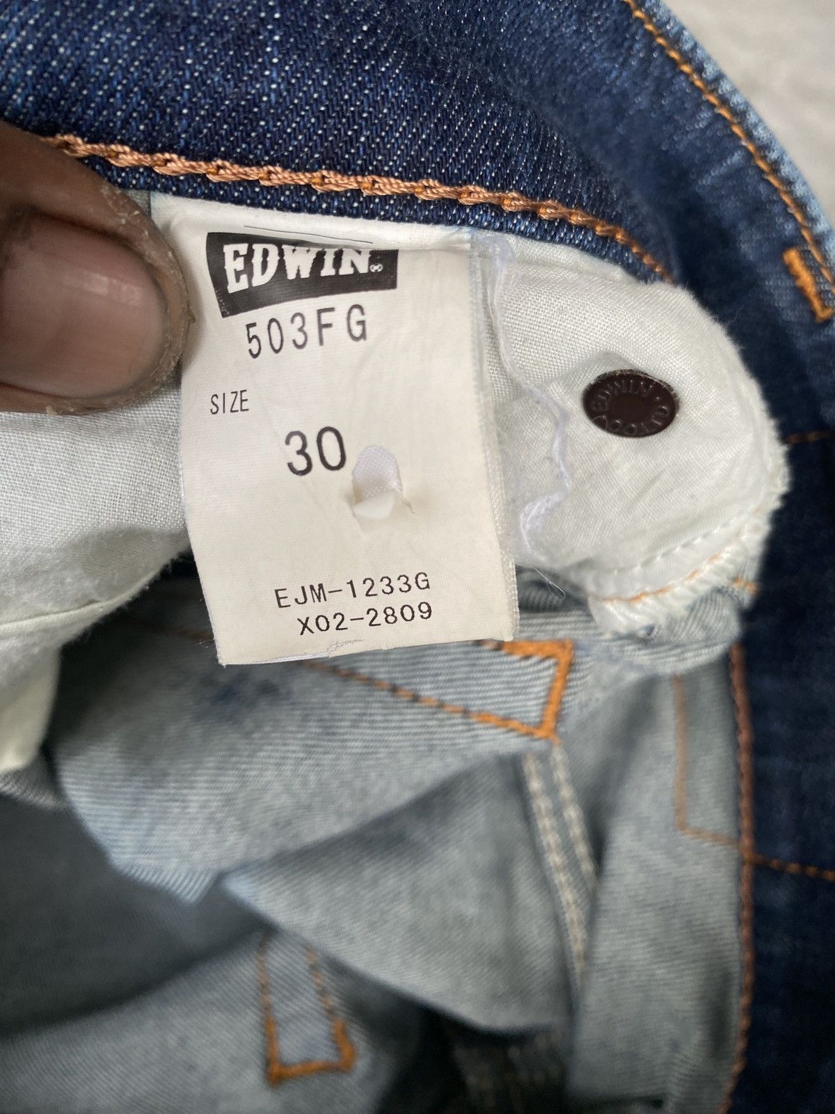 Edwin Vintage Edwin 503 FG denim Size US 30 / EU 46 - 11 Thumbnail