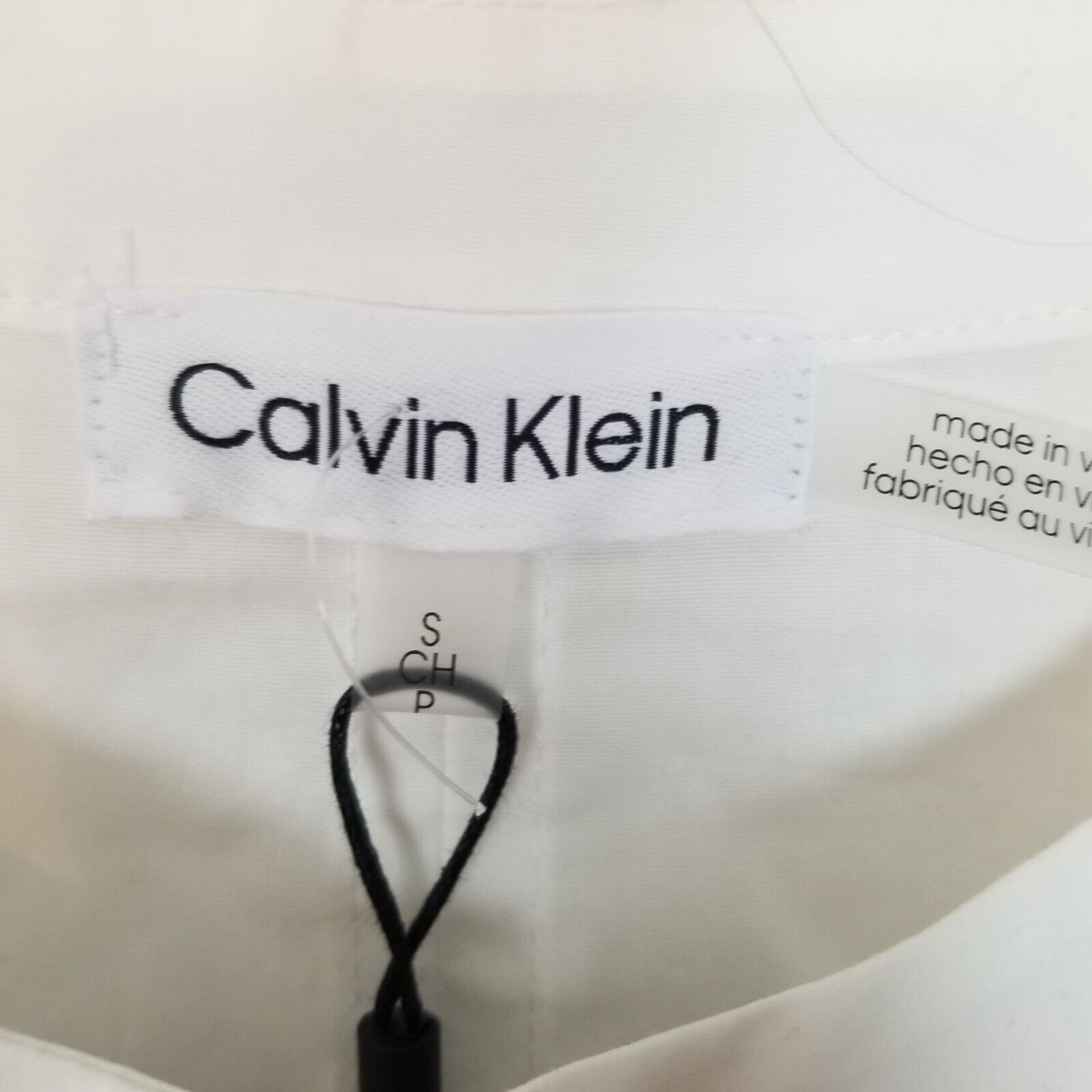 Calvin Klein Calvin Klein Cotton Shirt Drawstring Hem Minimalist Coastal Size S / US 4 / IT 40 - 6 Thumbnail