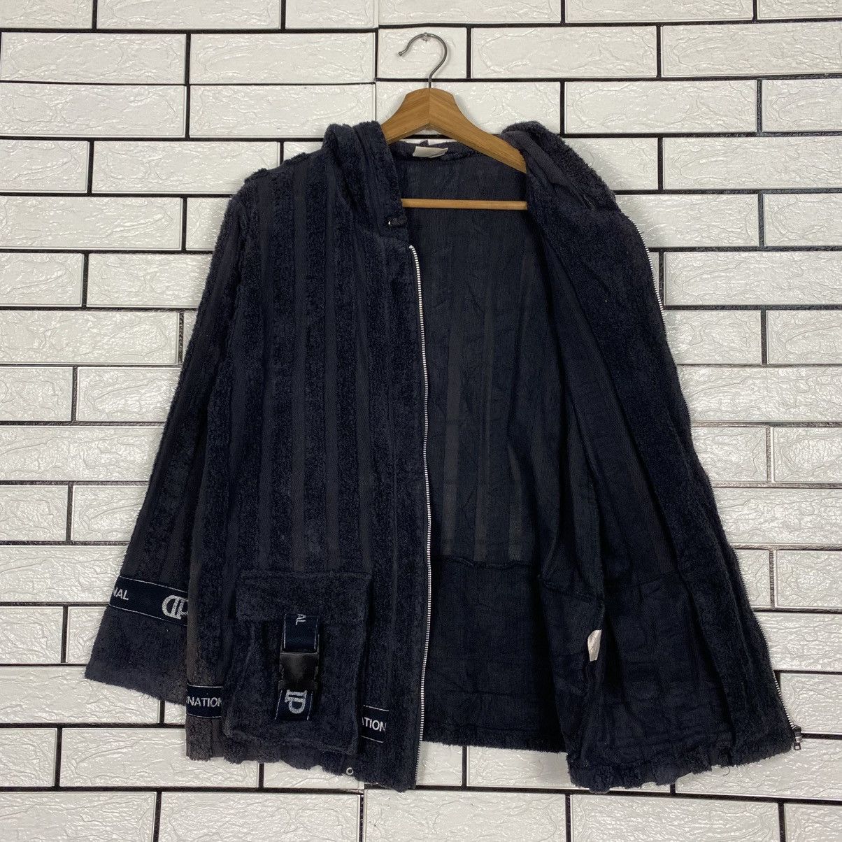 Japanese Brand Vintage Wool Jacket Work DP International Issey Miyake Size US M / EU 48-50 / 2 - 13 Thumbnail