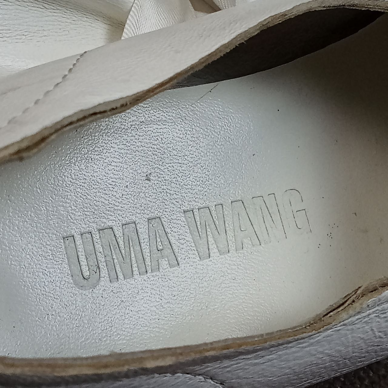 Uma Wang UMA WANG - s/s'14 - Ribbon Lace Silk - Pointed toe - Leather Size US 4 / IT 34 - 4 Thumbnail