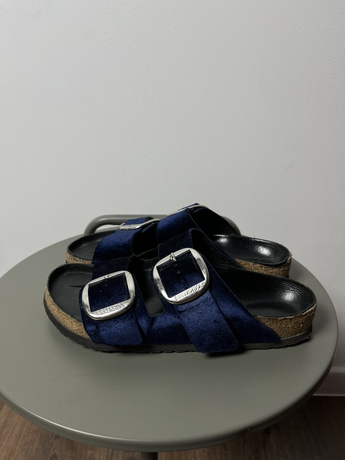 Birkenstock Birkenstock Velvet Big Buckle Sandals Navy Men’s 41 US 8 Size US 8 / EU 41 - 6 Thumbnail