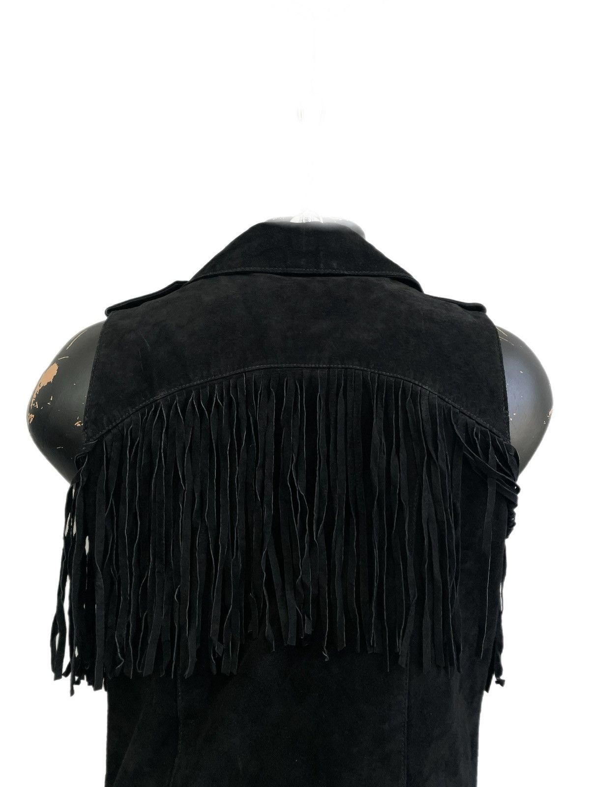 Harley Davidson Suede biker leather black suede vest 14thaddiction biker y2k Size US S / EU 44-46 / 1 - 7 Thumbnail