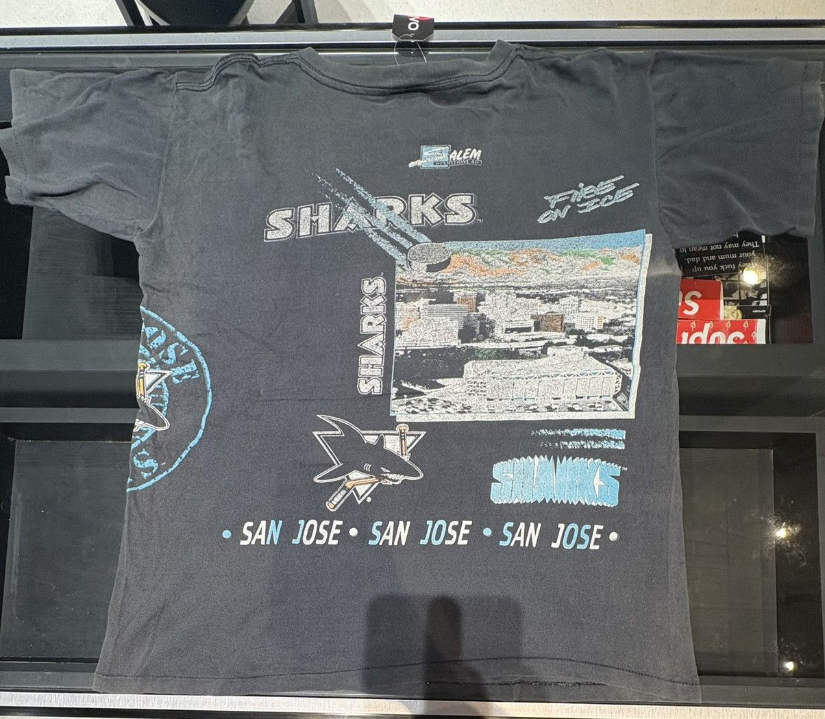 Other Vintage 1991 NHL San Jose Sharks Double-Sided Tee Size US M / EU 48-50 / 2 - 4 Thumbnail