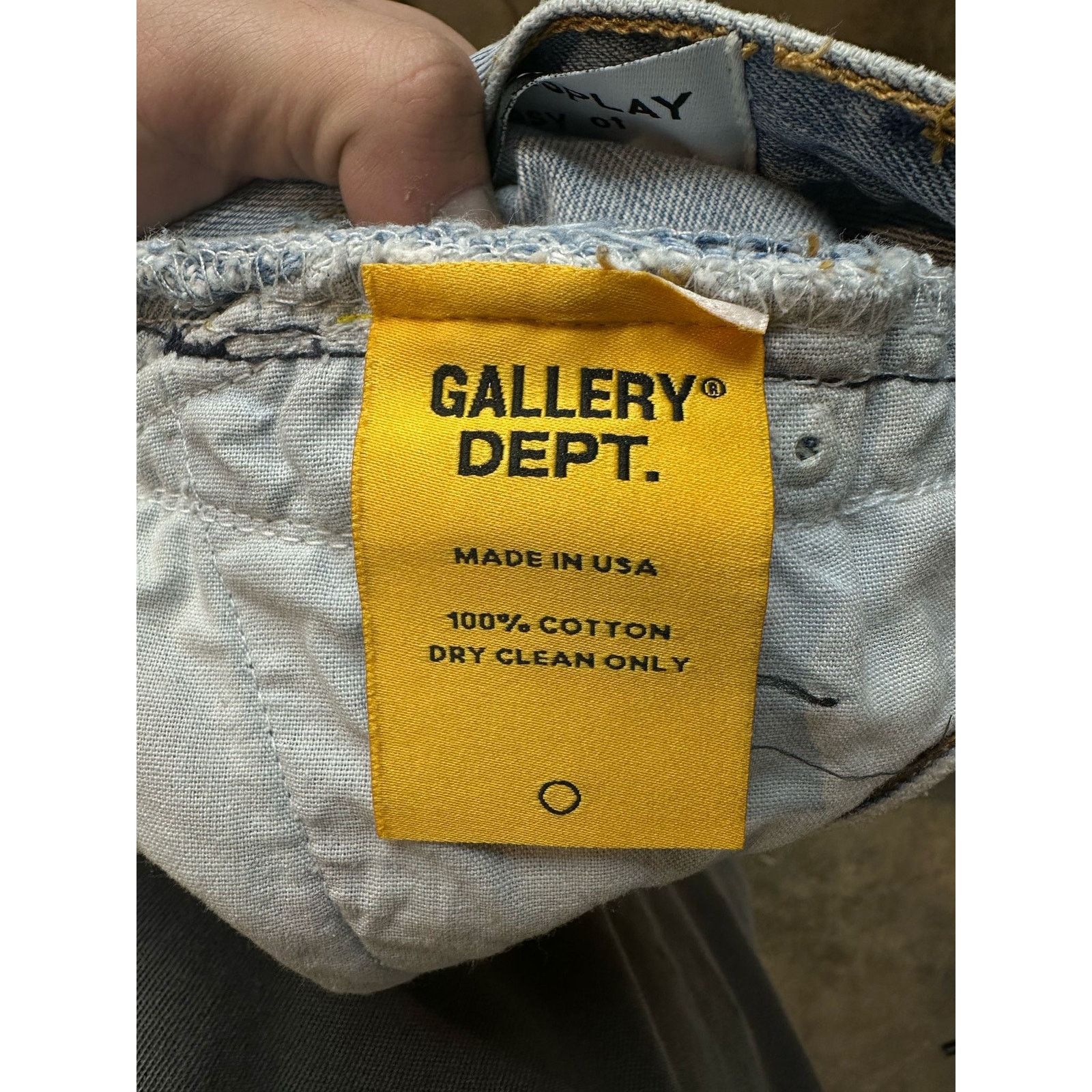 Gallery Dept. Gallery Dept Jeans Light Wash G-Patches Used 30x31 Size US 30 / EU 46 - 4 Thumbnail
