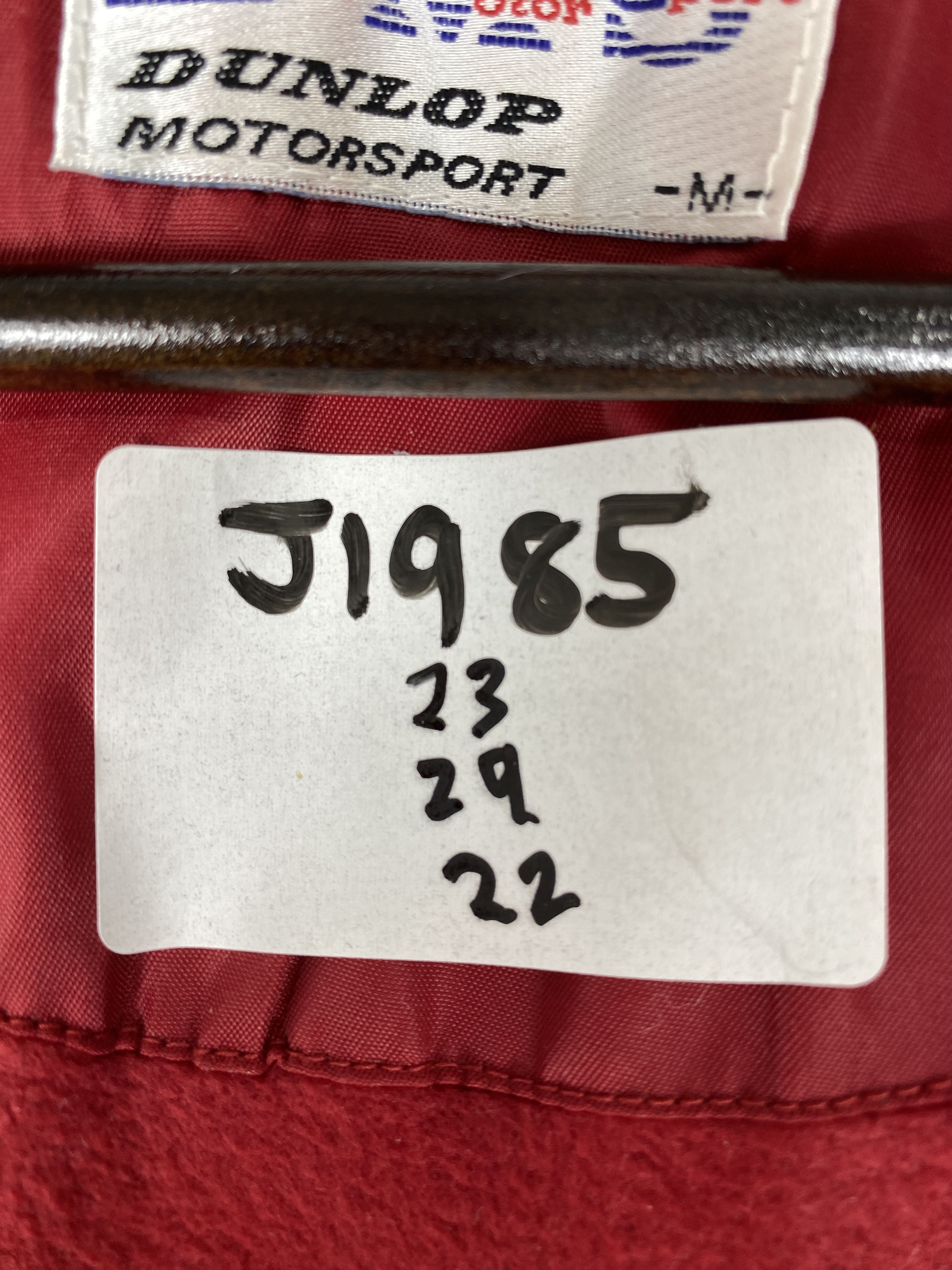 Dunlop Vintage Dunlop Motorsport Hoodie Fleece Lining Jacket J1985 Size US S / EU 44-46 / 1 - 11 Thumbnail