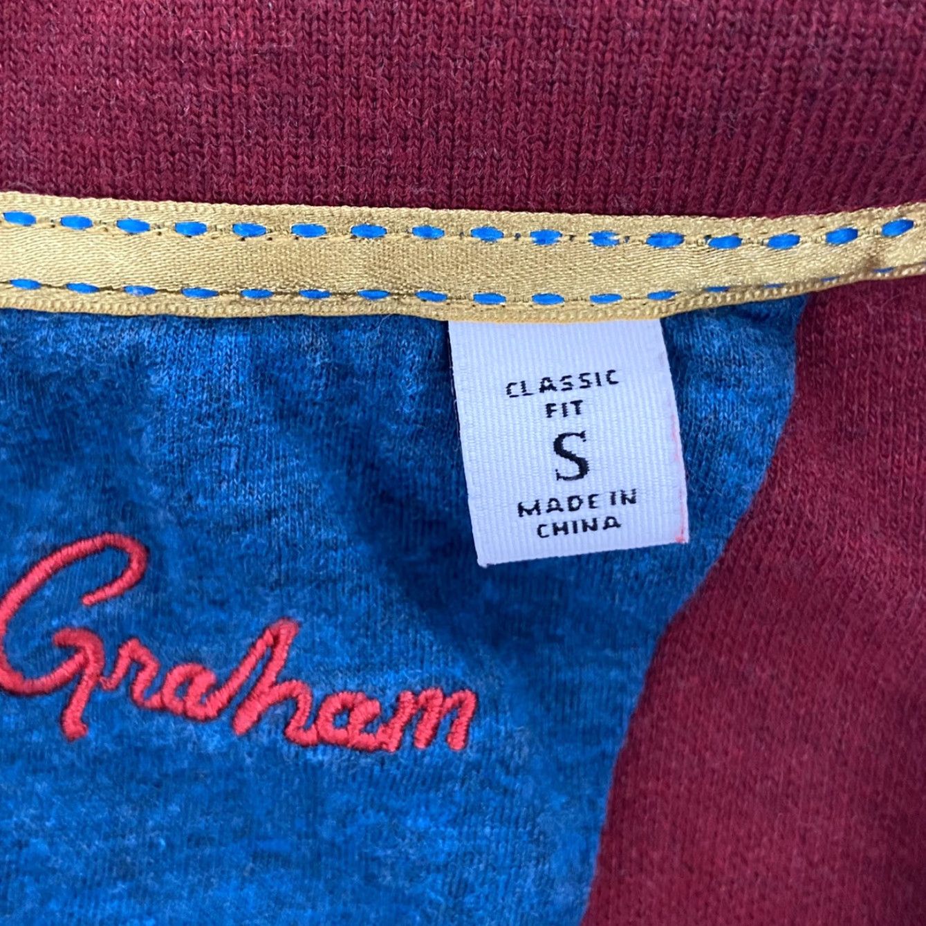 Robert Graham Robert Graham Shirt Adult Small Red Colorful Collar Classic Fit Mens Designer Size US S / EU 44-46 / 1 - 6 Thumbnail