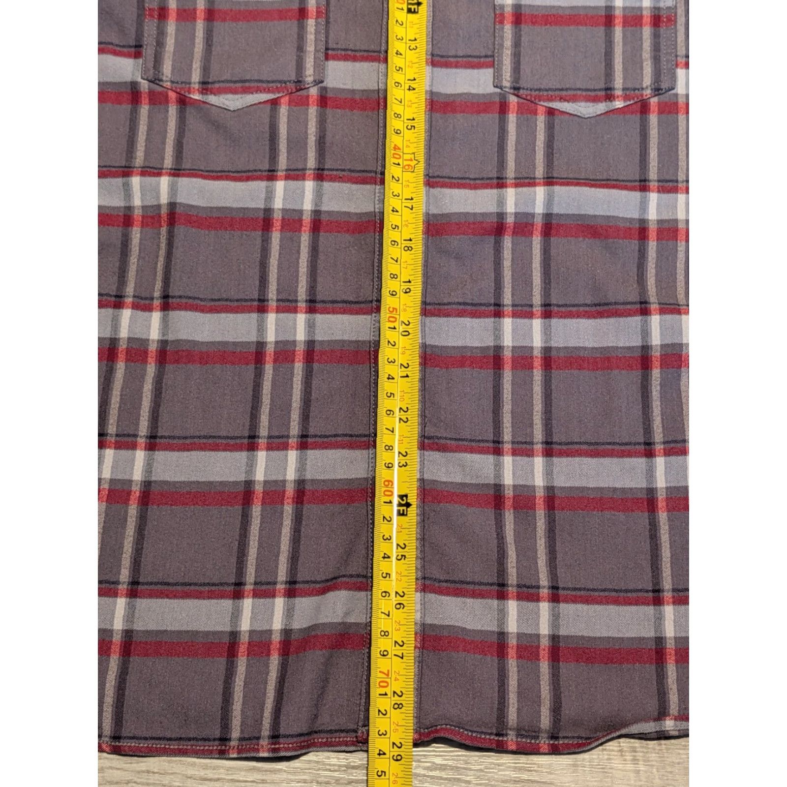 Vintage MTN OPS Shirt Mens S Gray Red Tamarack Tech Flannel Long Sleeve Button Up Size US S / EU 44-46 / 1 - 7 Thumbnail