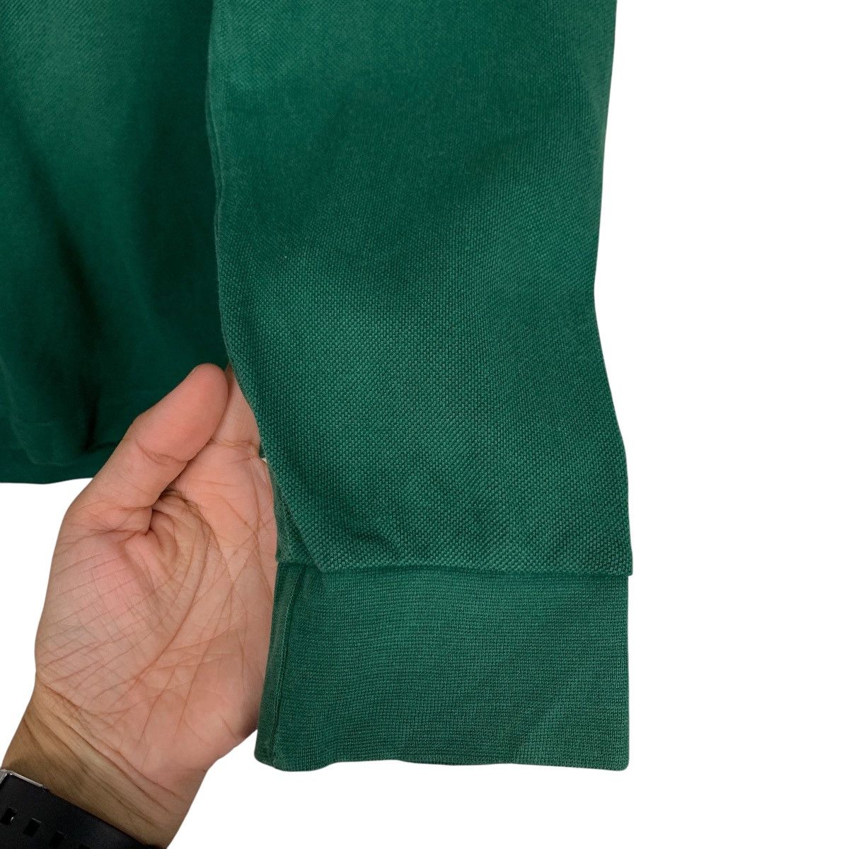 Kappa Vintage KAPPA Green Long Sleeve Polo Shirt #2609-C117 Size US XL / EU 56 / 4 - 10 Thumbnail