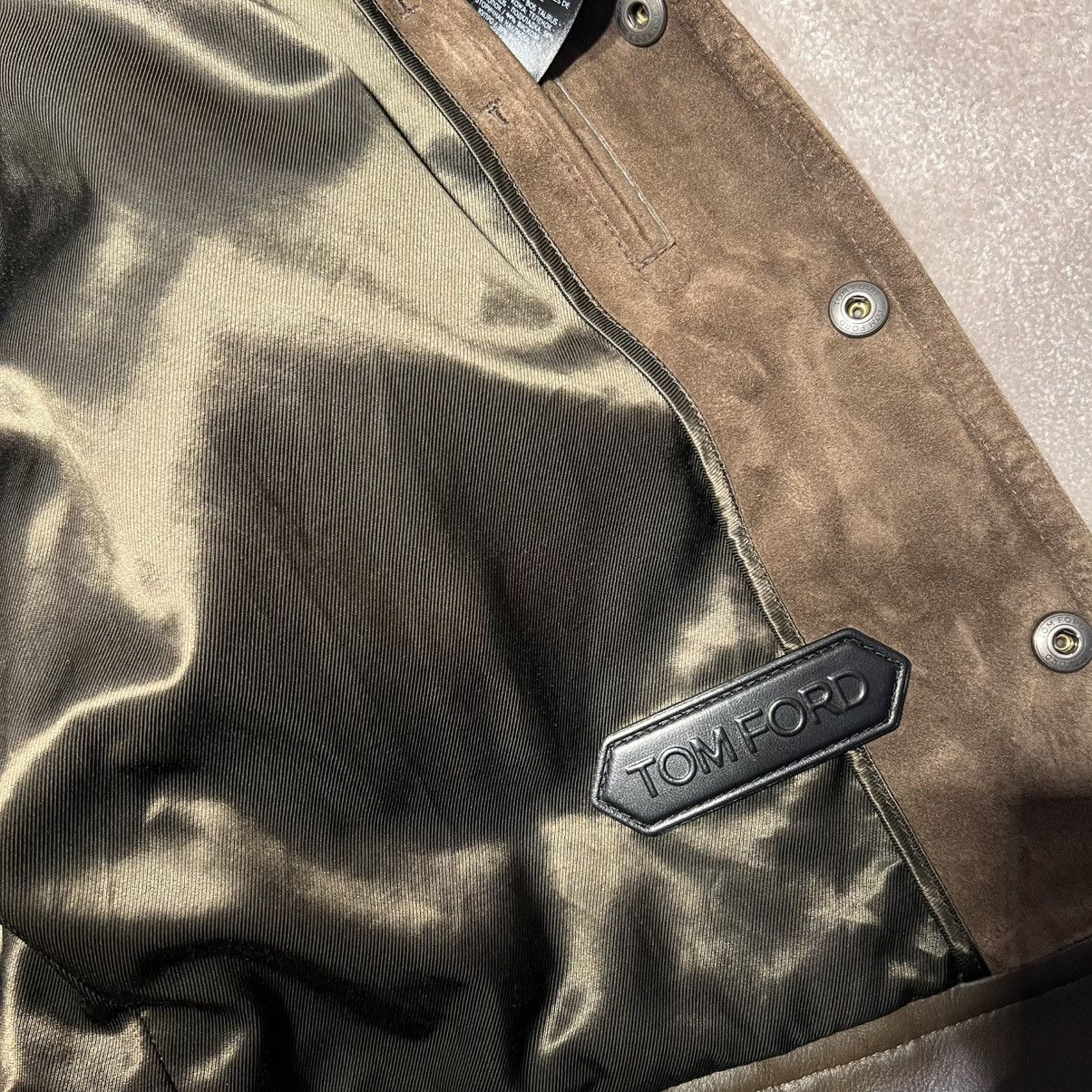 Tom Ford Tom Ford Suede Trucker Jacket in Medium Size US M / EU 48-50 / 2 - 4 Thumbnail