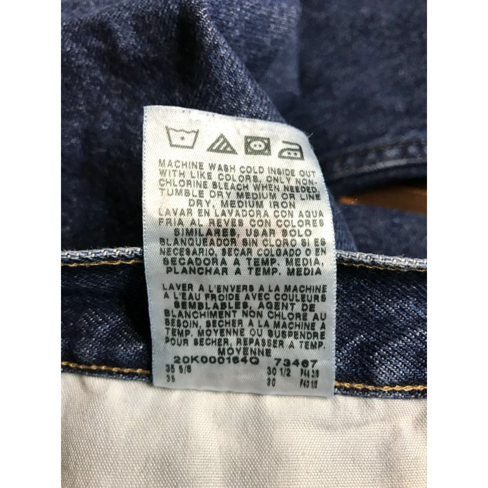 Wrangler Wrangler Jeans Men's 34x30 Blue Denim Straight Leg Jeans? (Old: Wrangler Jeans) Size US 34 / EU 50 - 6 Thumbnail