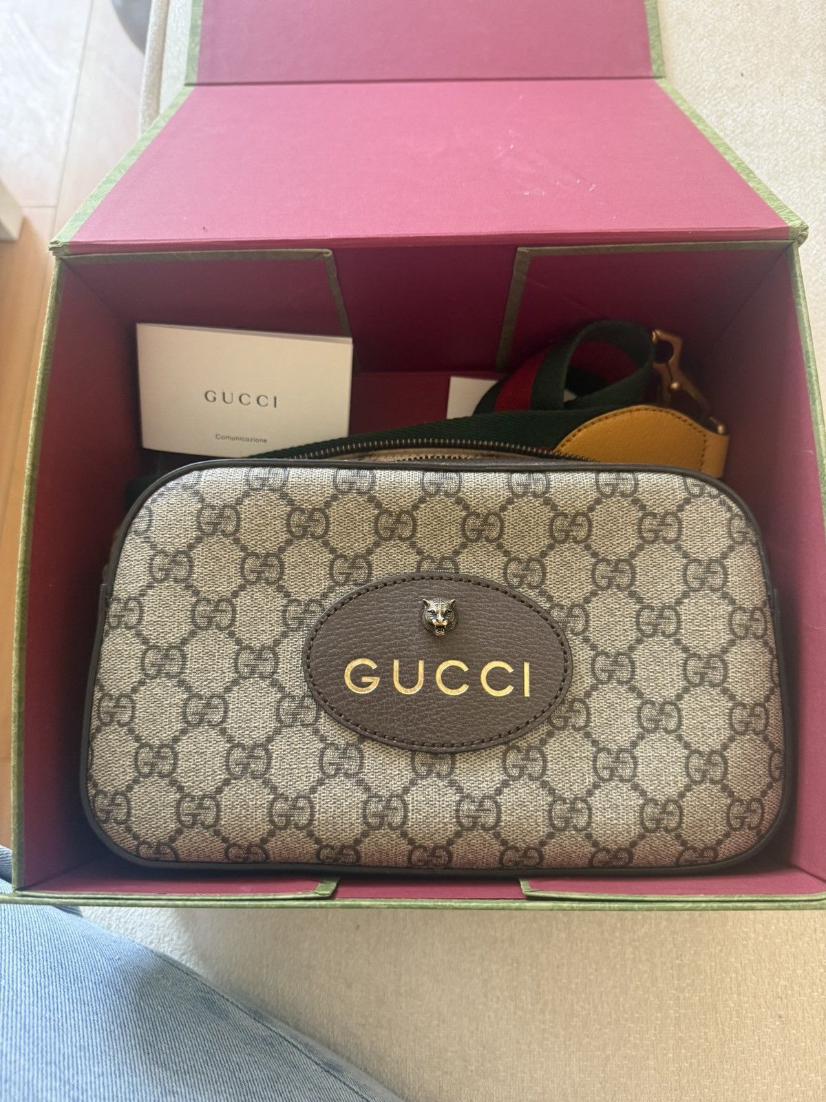 Designer × Gucci Gucci Neo Vintage GG Supreme Messenger Bag Size ONE SIZE - 1 Thumbnail