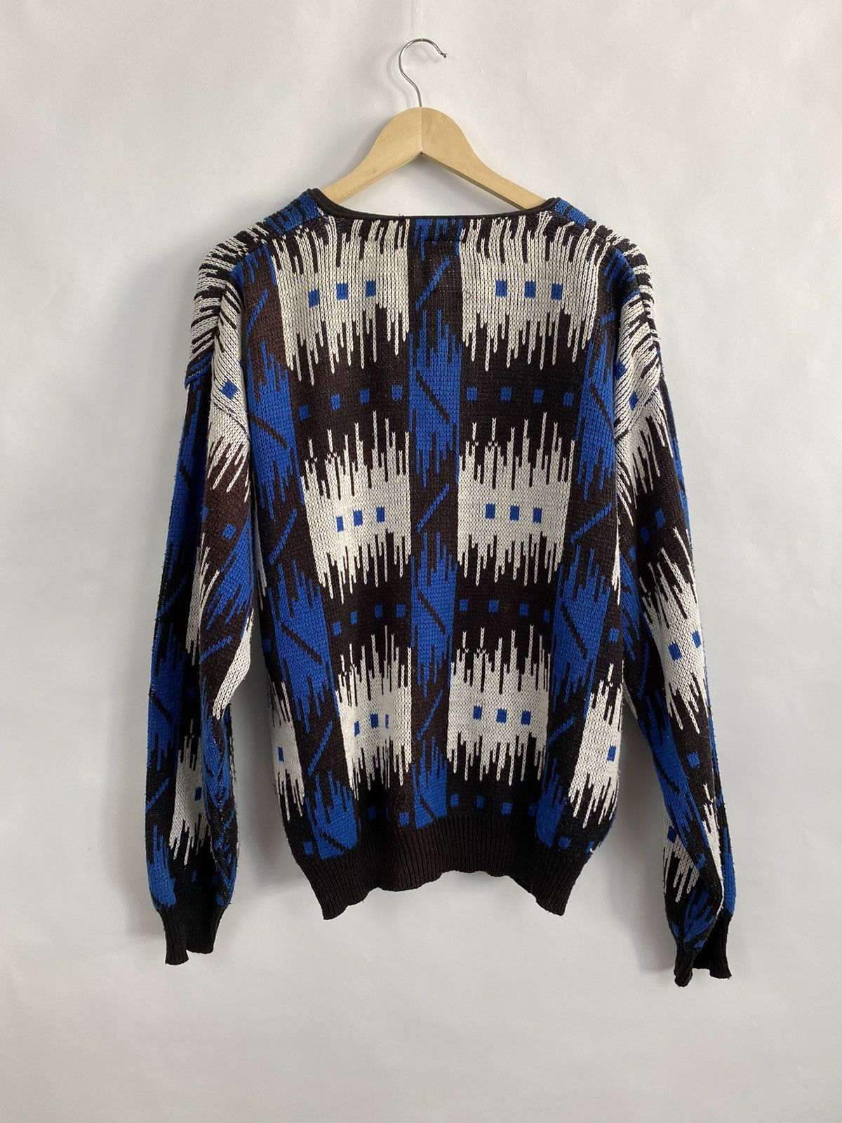 Japanese Brand Vintage 90s Cardigan Knit Sweater Japan Congo Style hype Y2K Size US XL / EU 56 / 4 - 7 Thumbnail