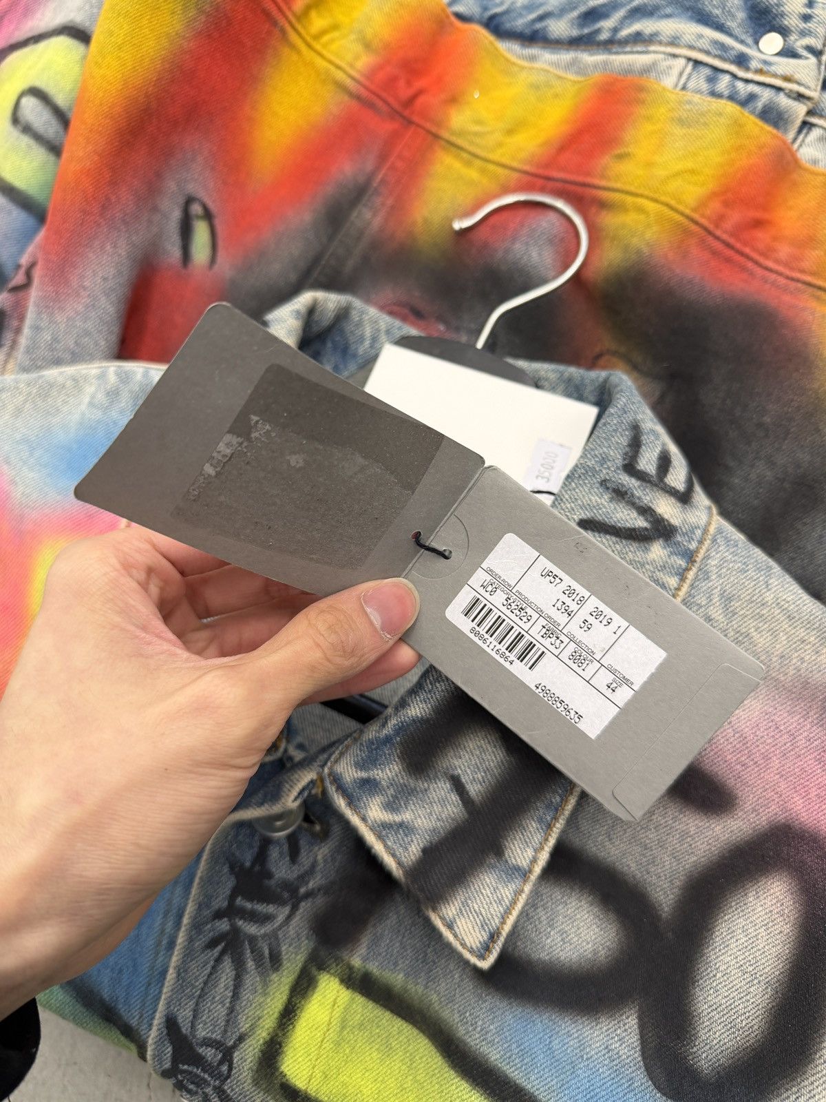 Balenciaga SS19 GRAFFITI DENIM JACKET Size US M / EU 48-50 / 2 - 8 Thumbnail