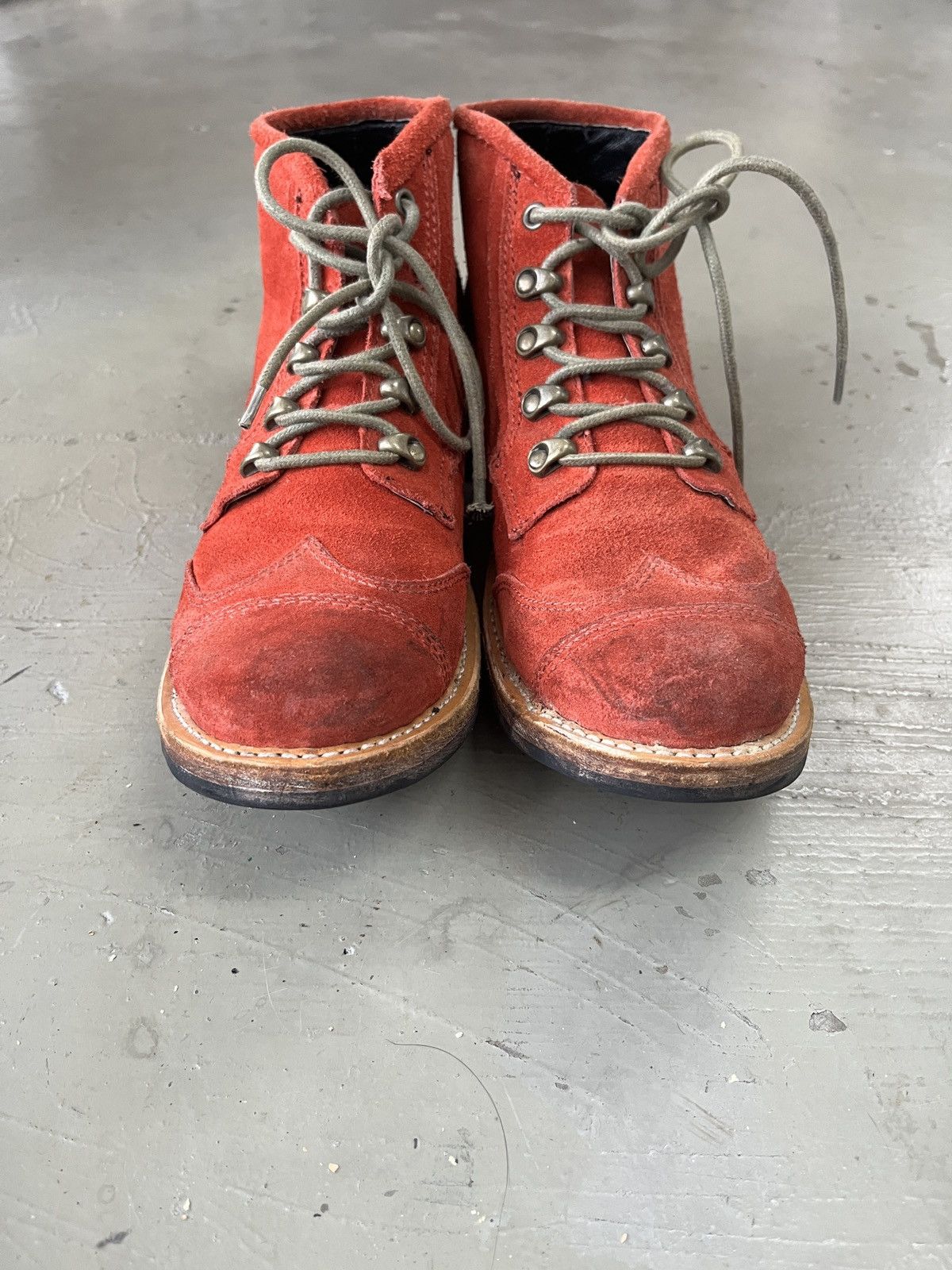 Dirk Bikkembergs WHOOP-DE-DOO SUEDE LEATHER WINGTIP BOOTS Size US 9 / EU 42 - 8 Thumbnail