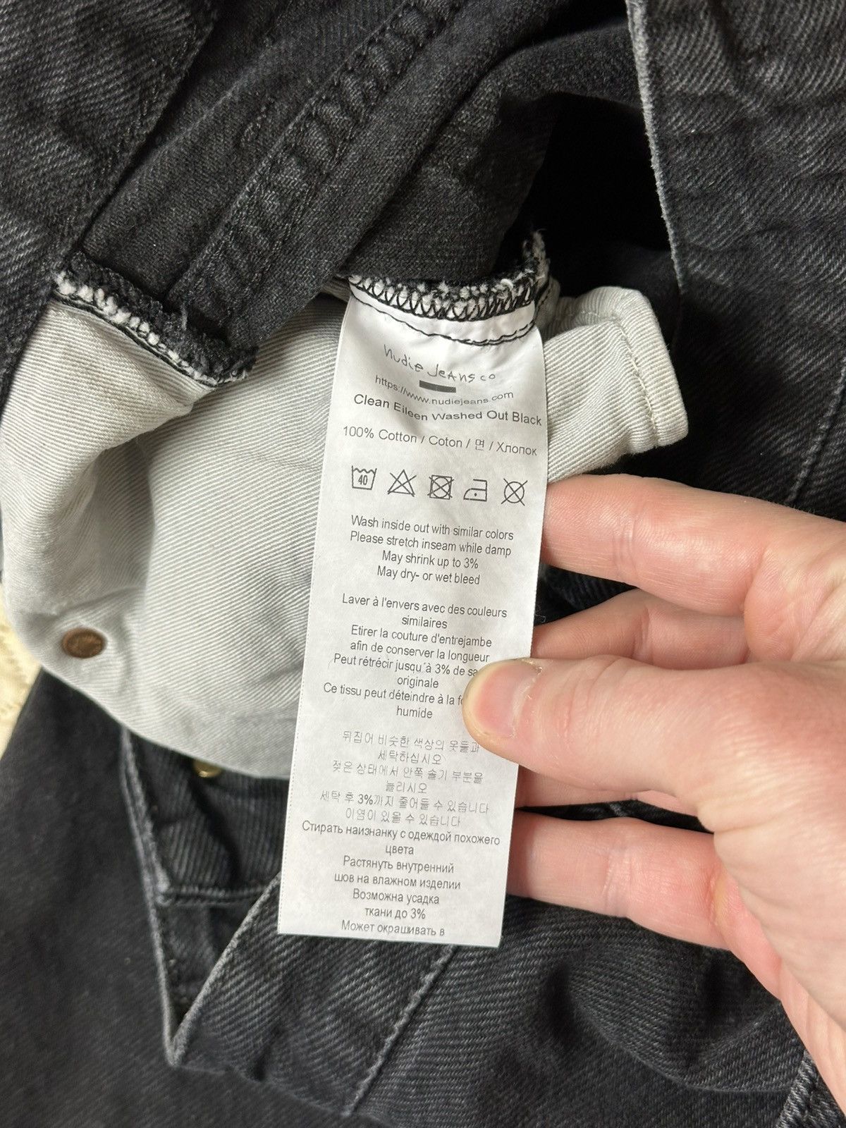 Nudie Jeans 🔥 Nudie Jeans Clean Eileen Loose Fit Wide Pants Denim 29x28 Size 28" / US 6 / IT 42 - 8 Thumbnail