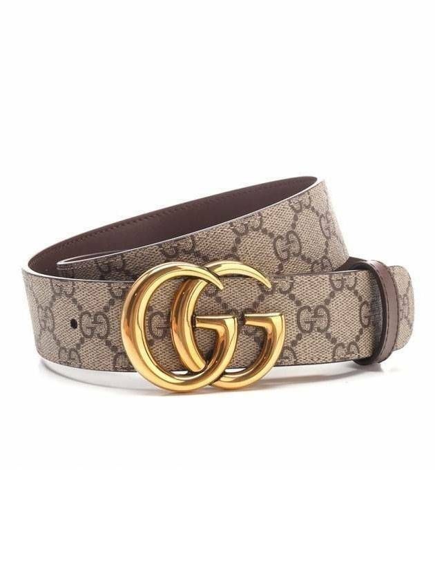 Gg Marmont Reversible Belt in Brown, Men's