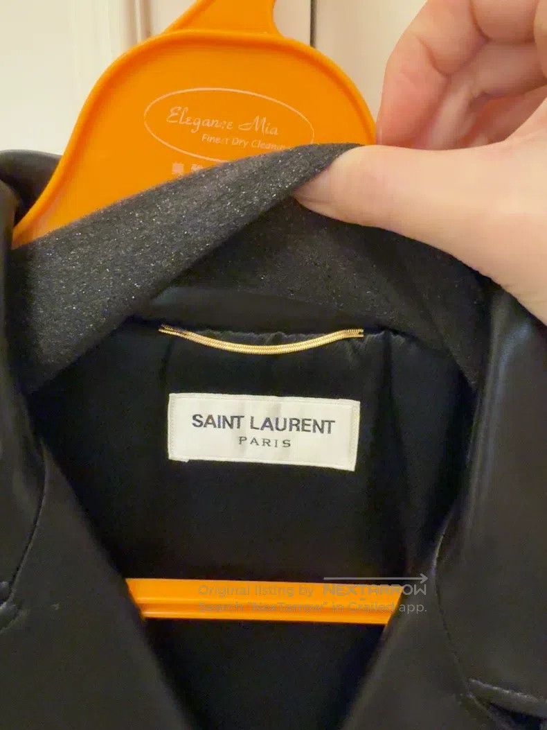 Saint Laurent Paris Saint Laurent Paris Lamb Leather Motorcycle Jacket Size XS / US 0-2 / IT 36-38 - 2 Thumbnail