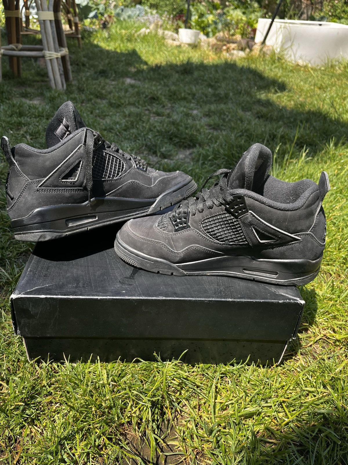 Jordan Brand × Nike Jordan 4 rétro Black Cat (2020) Size US 7.5 / EU 40-41 - 9 Thumbnail
