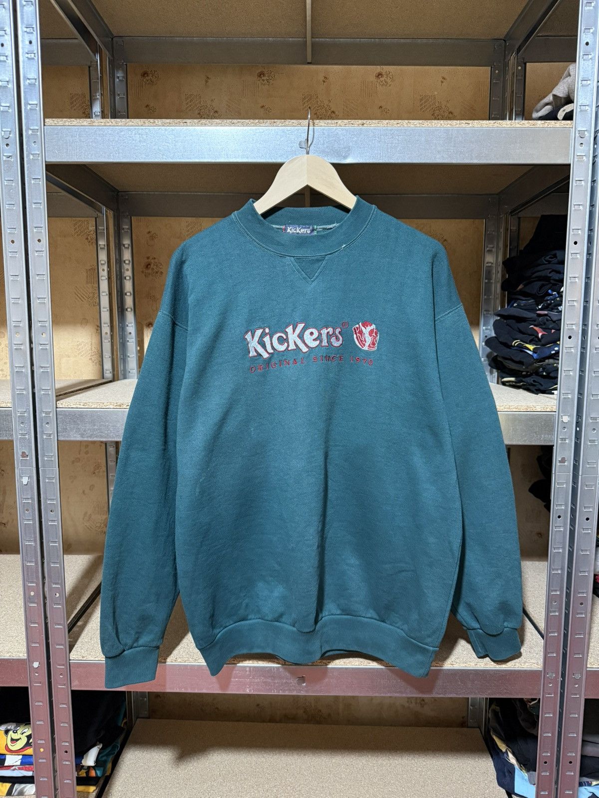 Kickers Vintage 1990’s Kickers Skategang Sweatshirt Y2K Hype Size US XL / EU 56 / 4 - 1 Thumbnail
