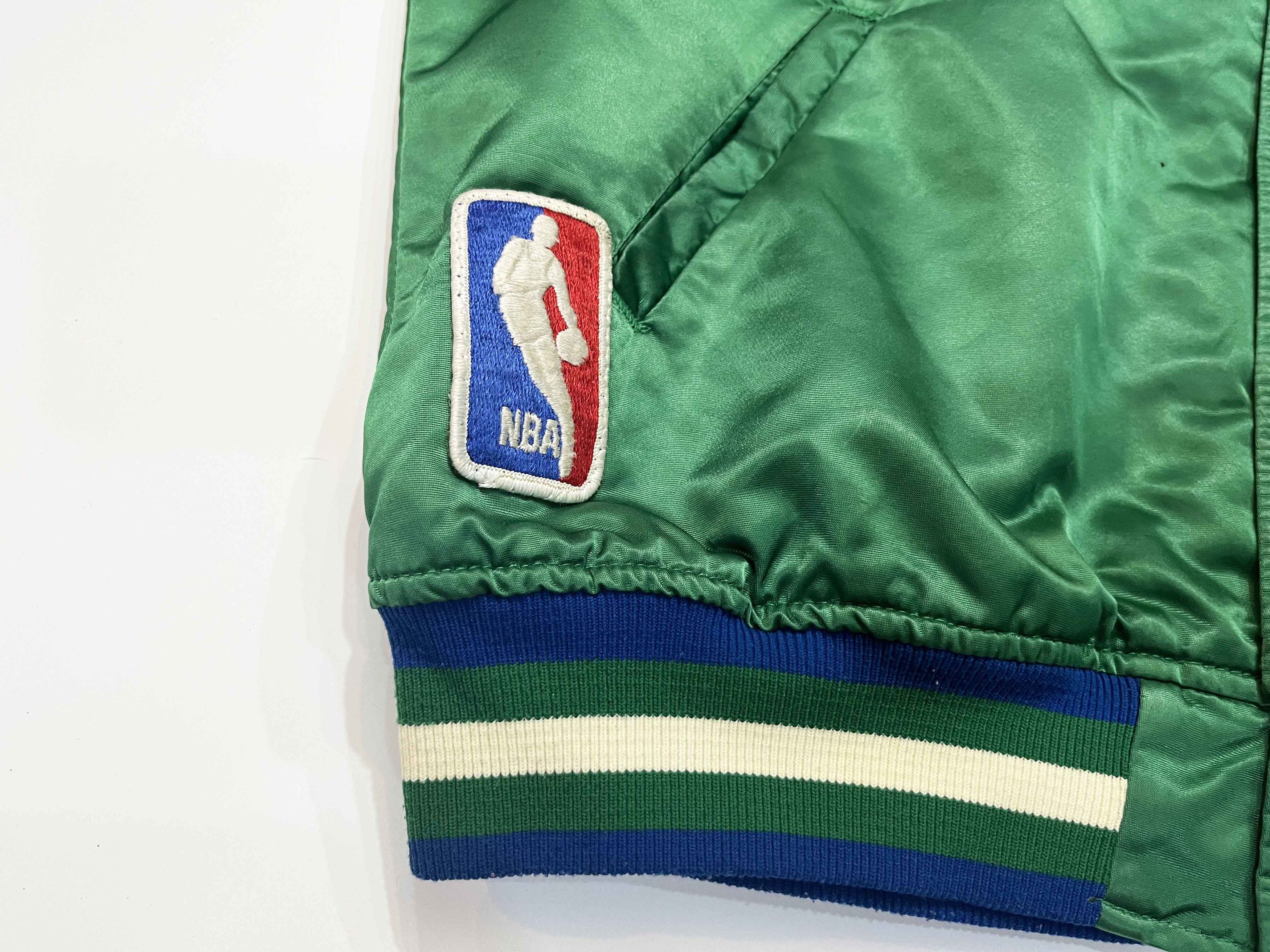 Starter Vintage Starter NBA Dallas Mavericks Bomber Satin Jacket Size US XL / EU 56 / 4 - 5 Thumbnail