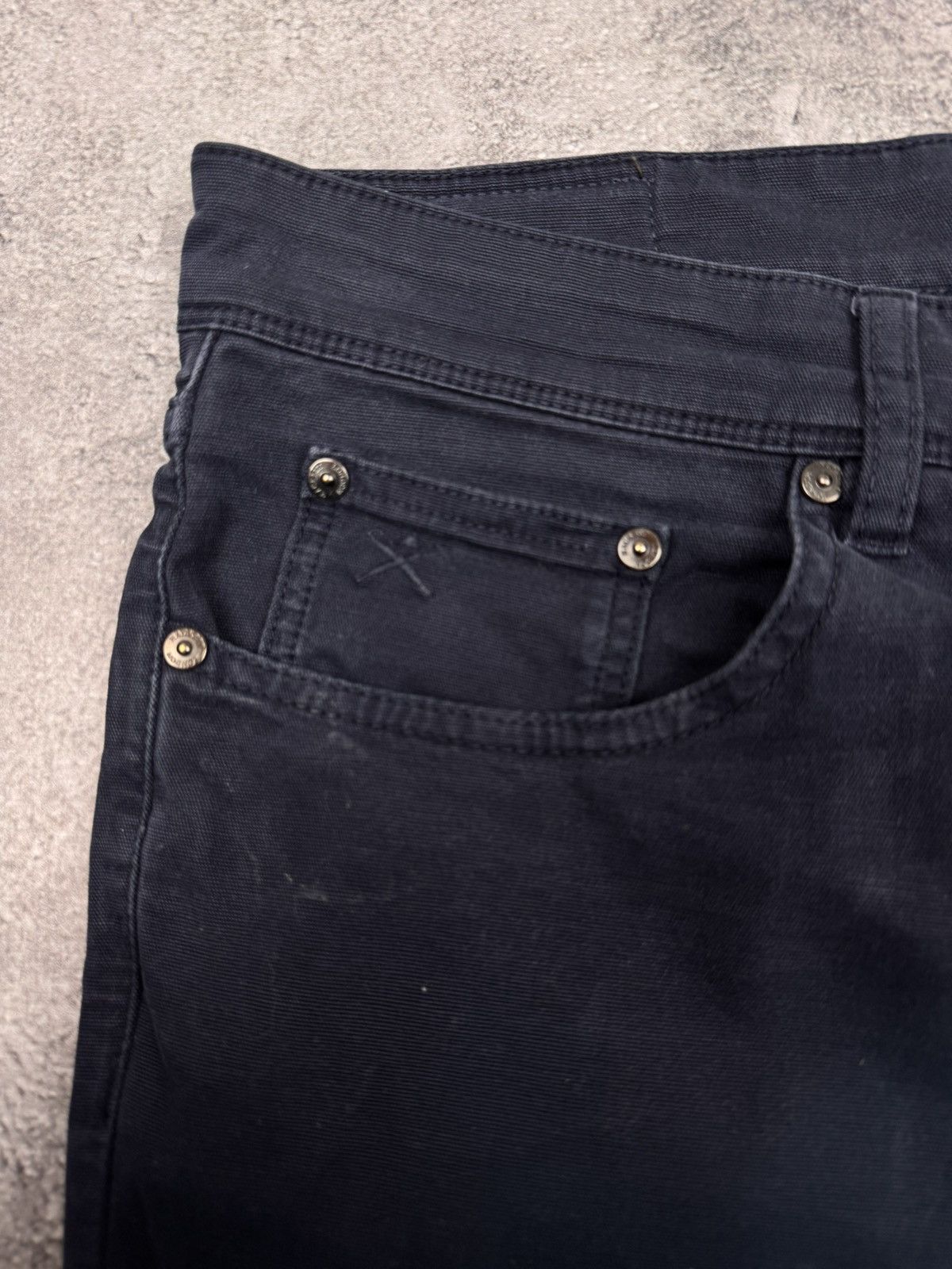 Hackett Hackett London Men Cotton Elastane Jeans Dark Blue Size 32R Size US 32 / EU 48 - 6 Thumbnail