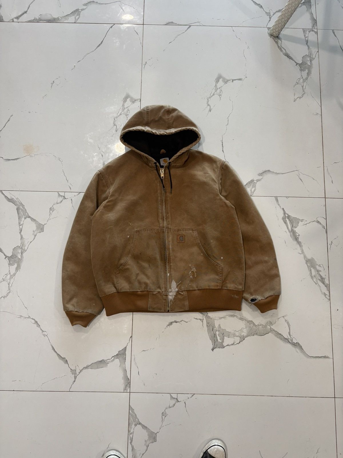 Carhartt Vintage Trashed Carhartt Jacket Size US L / EU 52-54 / 3 - 1 Thumbnail