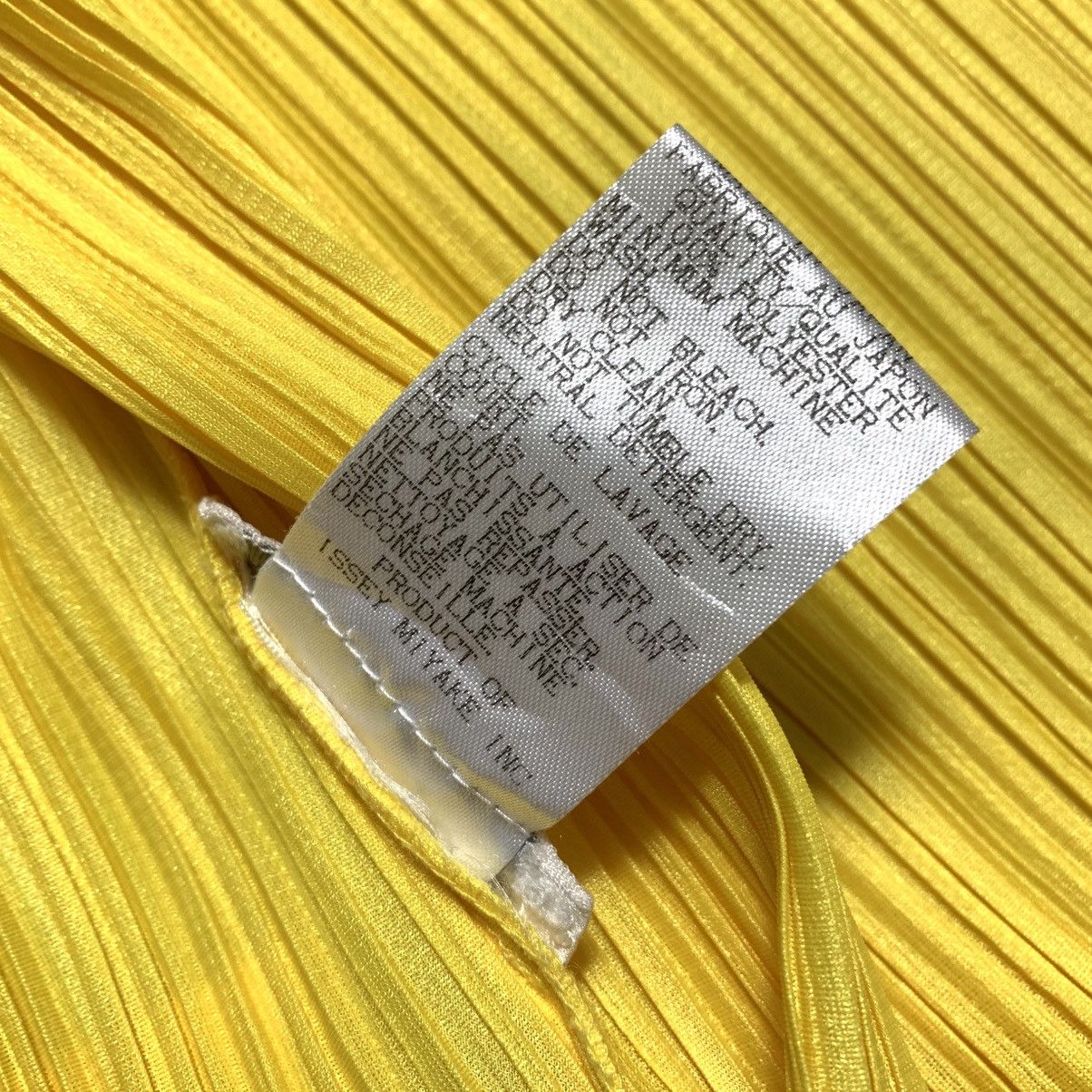 Issey Miyake Pleats Please Issey Miyake Kimono Yellow Japanese Brand Size M / US 6-8 / IT 42-44 - 6 Thumbnail