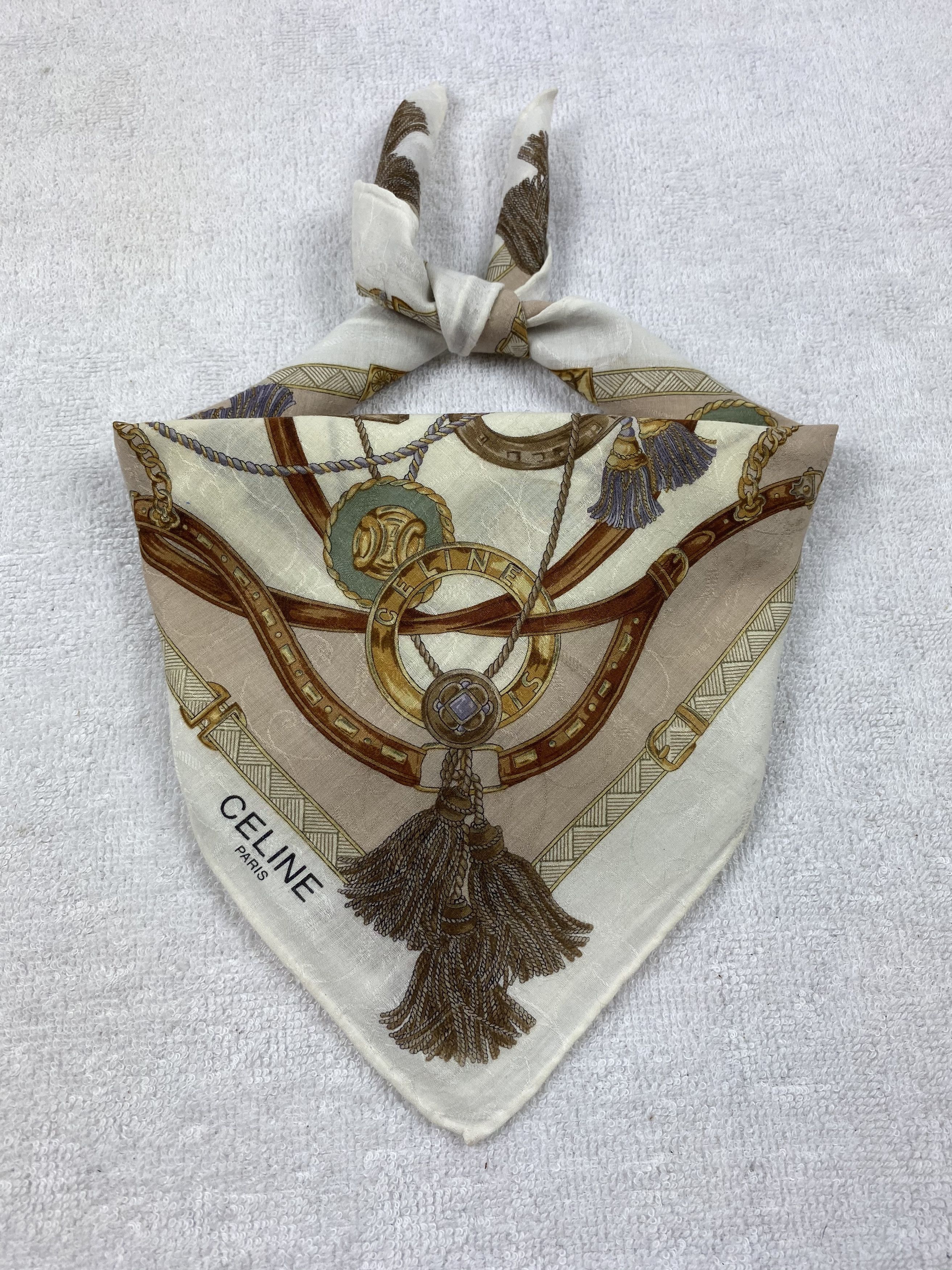 Celine Celine Luxury Handkerchief / Bandana / Neckerchief Size ONE SIZE - 1 Thumbnail
