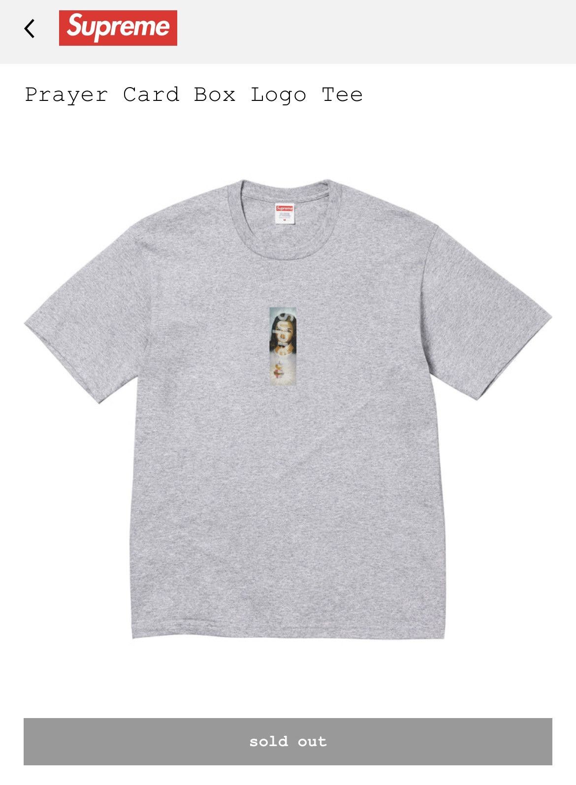 Supreme Supreme ( Prayer ) Tee | Grailed