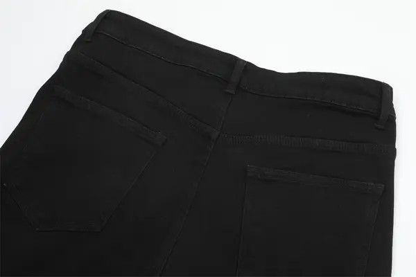 VIBE High street men's solid color versatile loose flared jeans Size US 32 / EU 48 - 4 Thumbnail