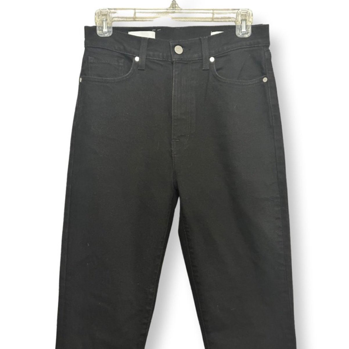 Baldwin Bldwn Vented Skinny Fit Jeans Side Slits Hem Black W 27 NWT Size 27" / US 4 / IT 40 - 2 Thumbnail