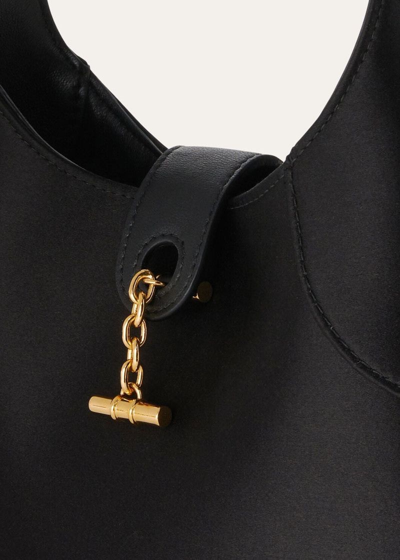 Loro Piana o1srvl11e0526 FAO7614 Size: OS / Mini Bobbin Bag in Black Size ONE SIZE - 4 Thumbnail