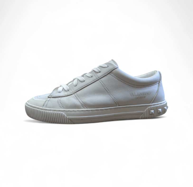 Valentino VALENTINO GARAVANI Low Leather Sneakers Trainers Size US 8 / EU 41 - 2 Thumbnail