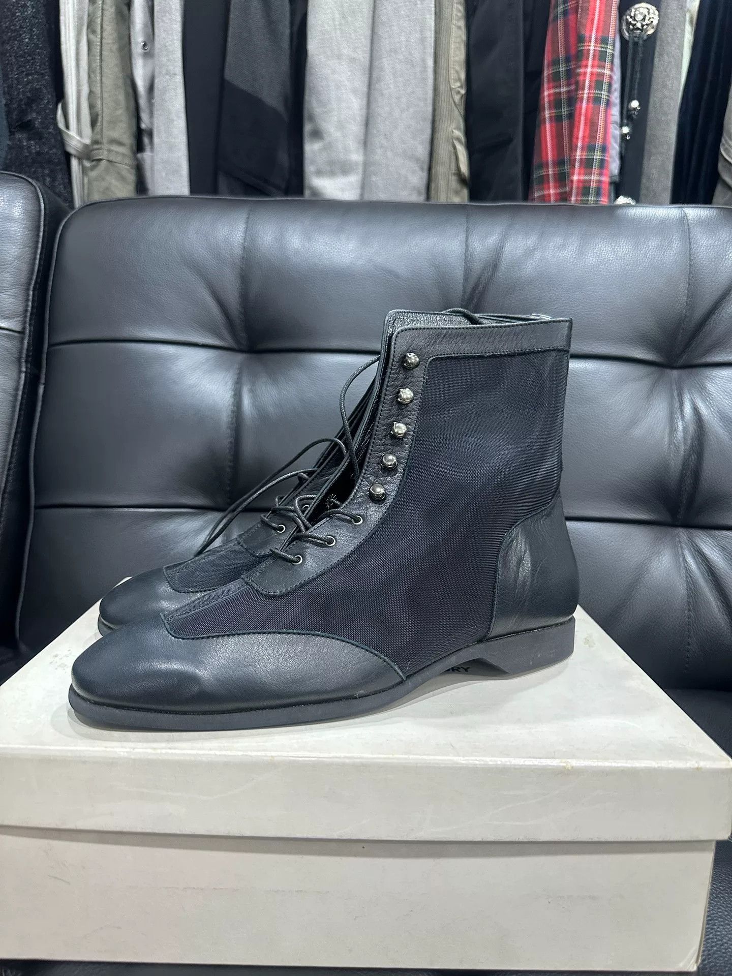 Issey Miyake issey miyake cowhide mesh ankle boots Size US 6 / EU 39 - 1 Thumbnail