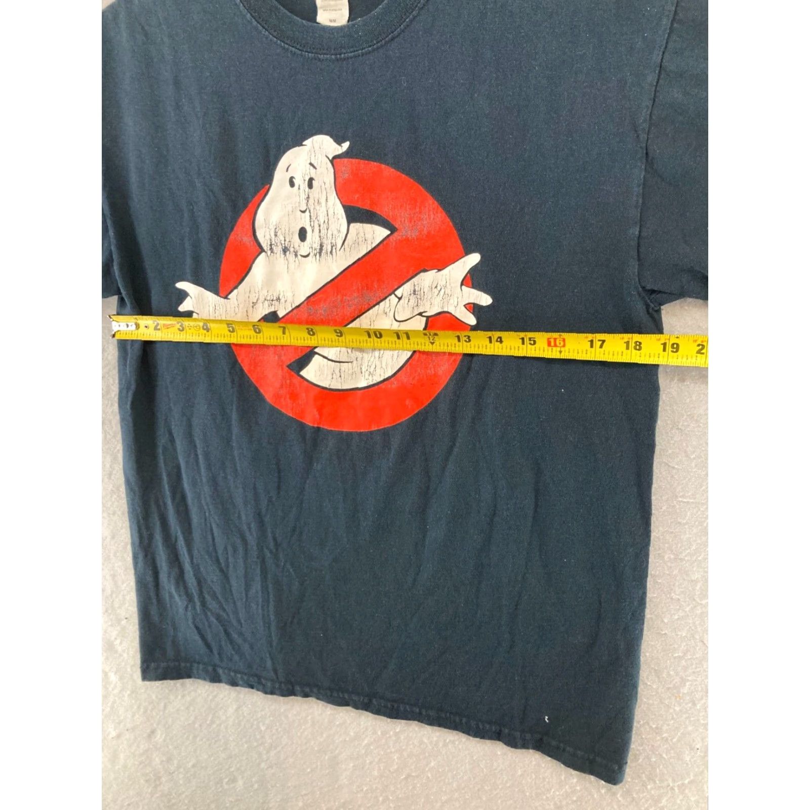 Logo 7 Ghostbusters Shirt M Adult Black Logo Tee Size US M / EU 48-50 / 2 - 2 Thumbnail