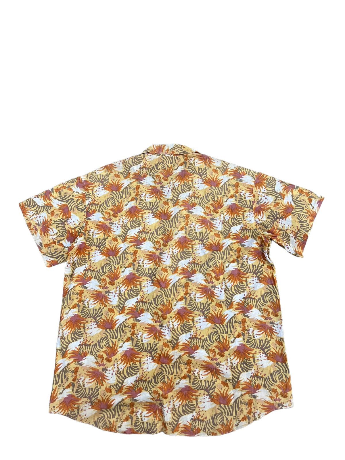 Devilock Vintage 90s CLIC CLAC Japan Printed Zebra Hawaiian Shirt Size US M / EU 48-50 / 2 - 2 Thumbnail