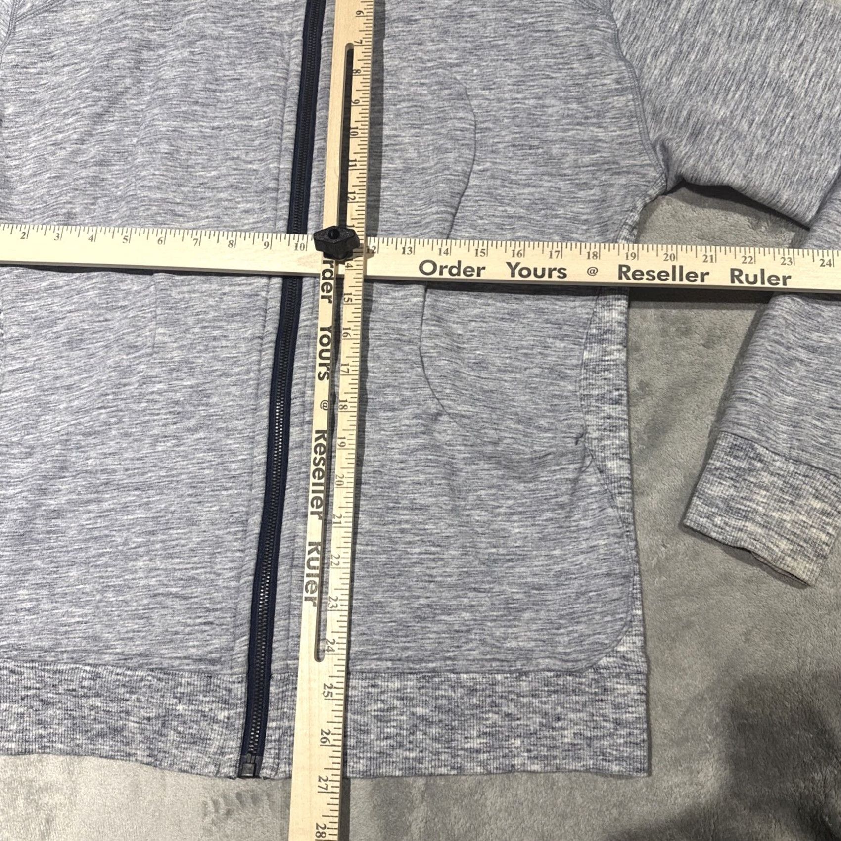 Lululemon Lululemon Scuba Hoodie Women 12 Heathered Core Medium Gray Light Cotton Fleece Full Zip Hoodie Women Size XL / US 12-14 / IT 48-50 - 5 Thumbnail