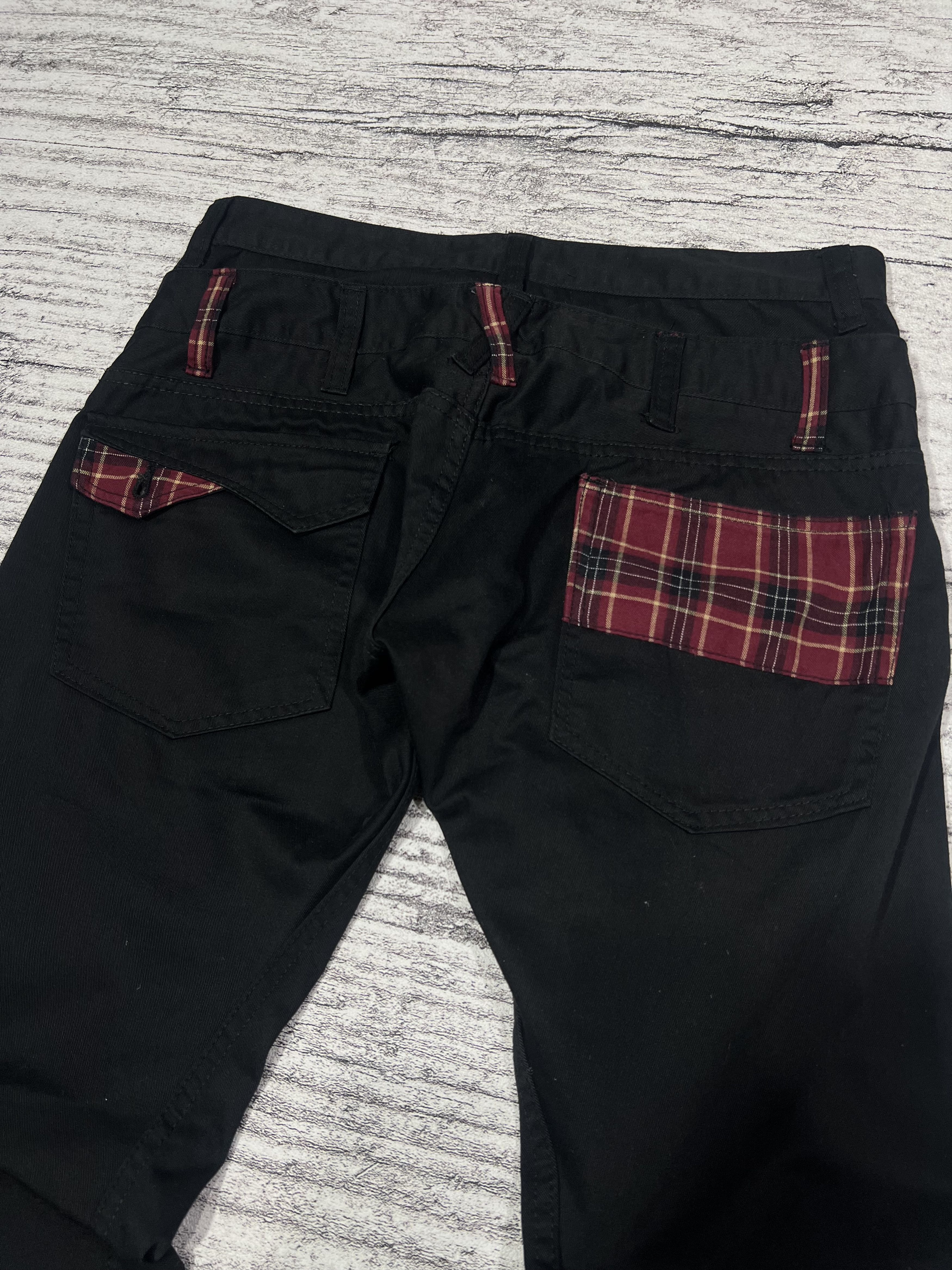 Japanese Brand 2000s Hysteric Double Waist Plaid Bootcut y2k Lgb Ifsix Size US 32 / EU 48 - 4 Thumbnail