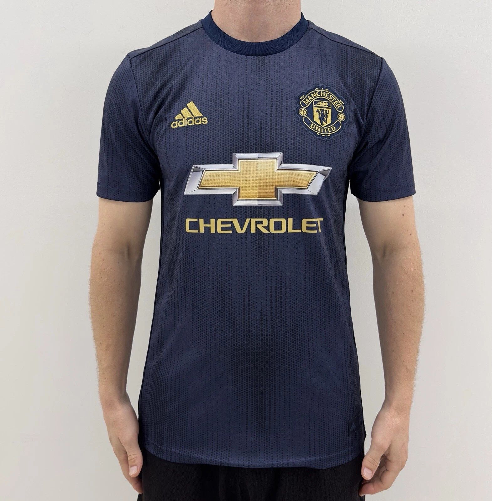Adidas Manchester United 2018 2019 Third 3rd Jersey Soccer Football Size US S / EU 44-46 / 1 - 1 Thumbnail