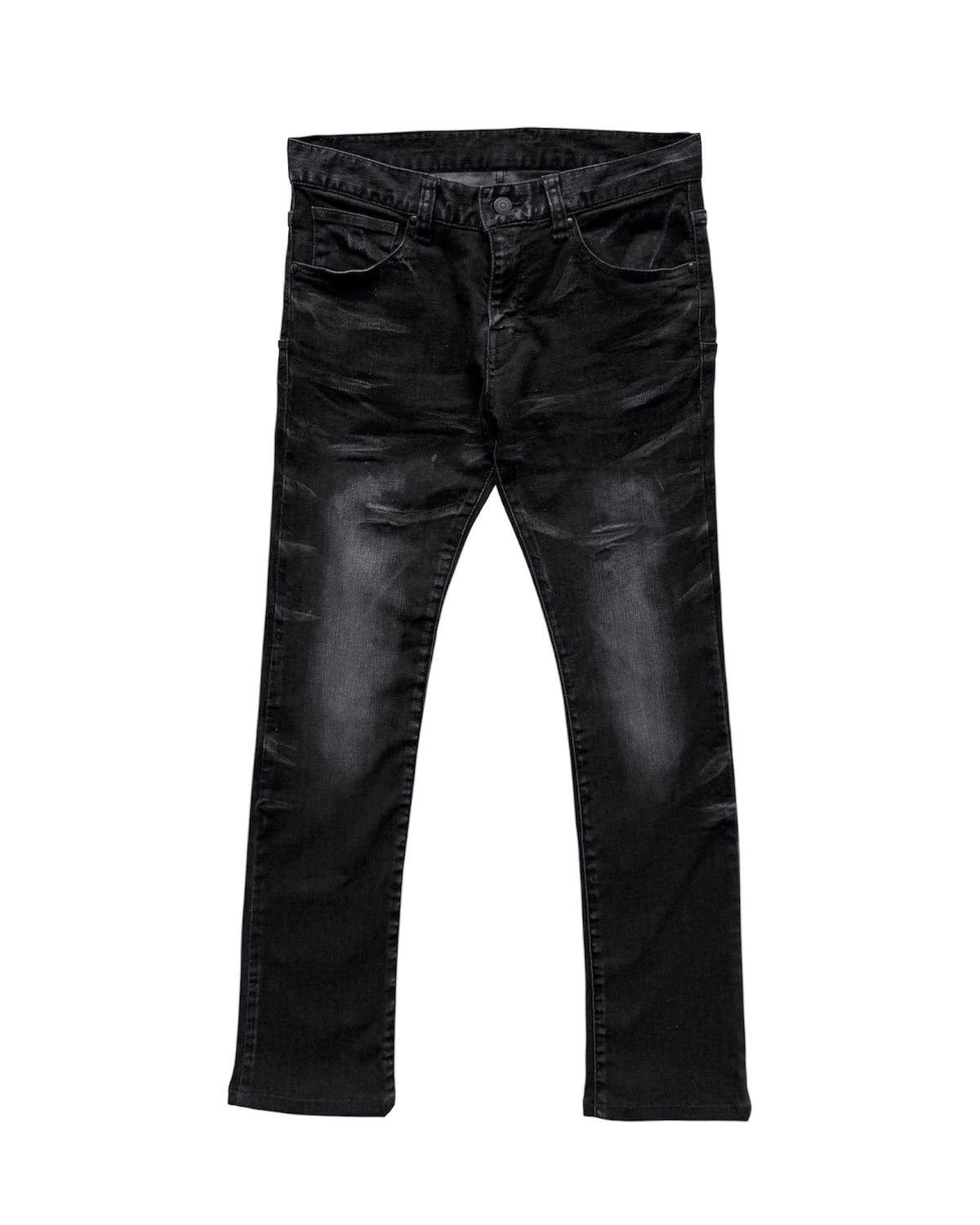 Tornado Mart TORNADO MART WASHED BLACK SKINNY JEANS Size US 31 - 1 Thumbnail