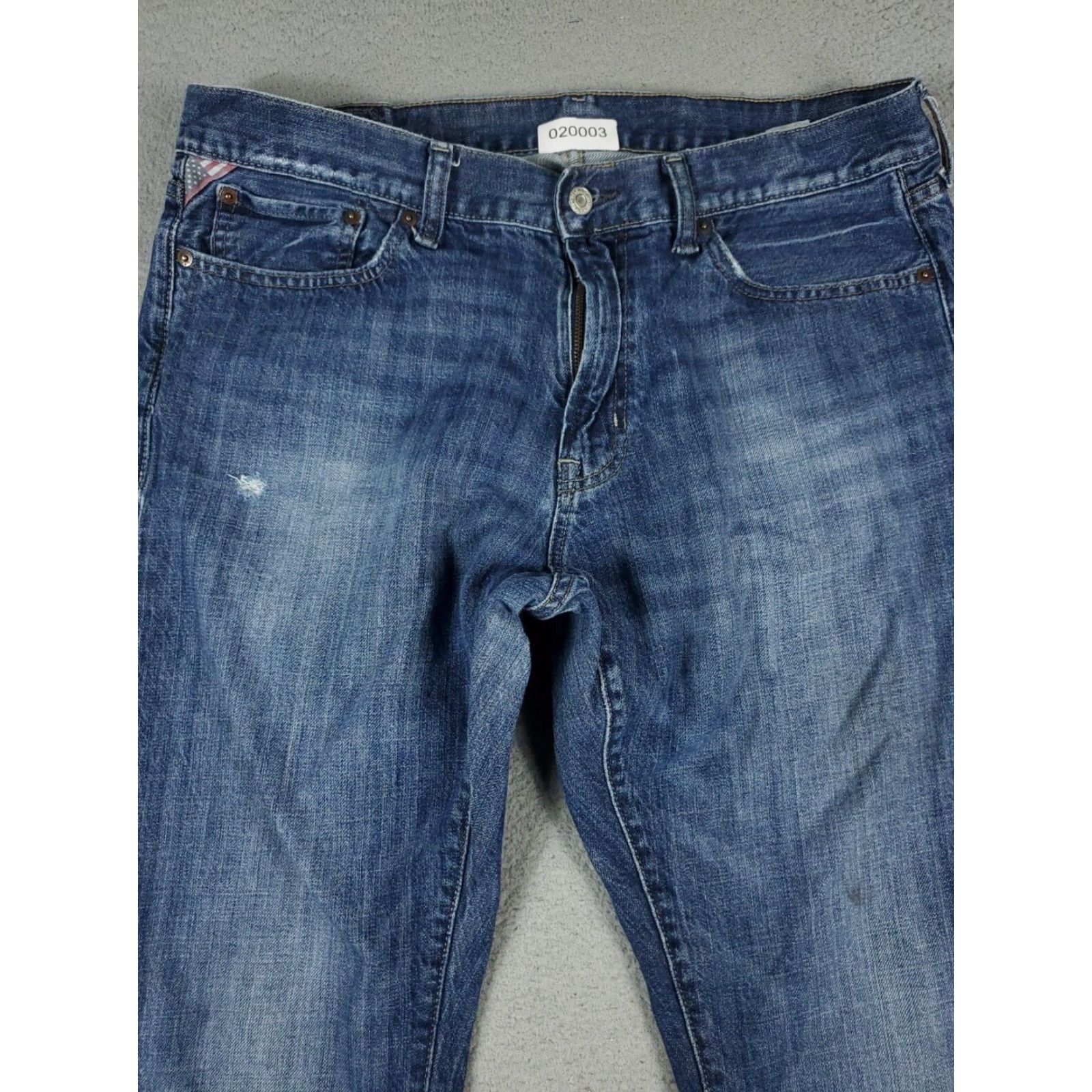 Vintage Ralph Lauren Denim Jeans Mens 36x30 Blue Straight Leg Cotton Pants Size US 36 / EU 52 - 2 Thumbnail