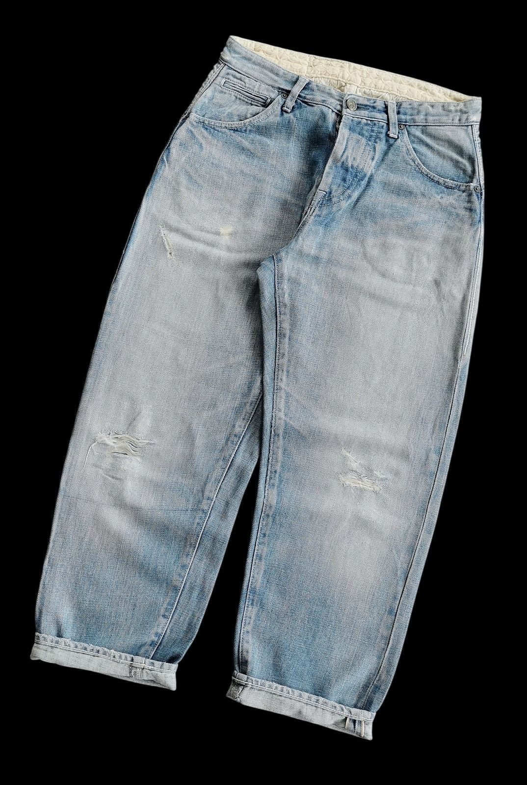 mina perhonen Mina Perhonen Baggy Selvedge Jeans Size 28" / US 6 / IT 42 - 2 Thumbnail