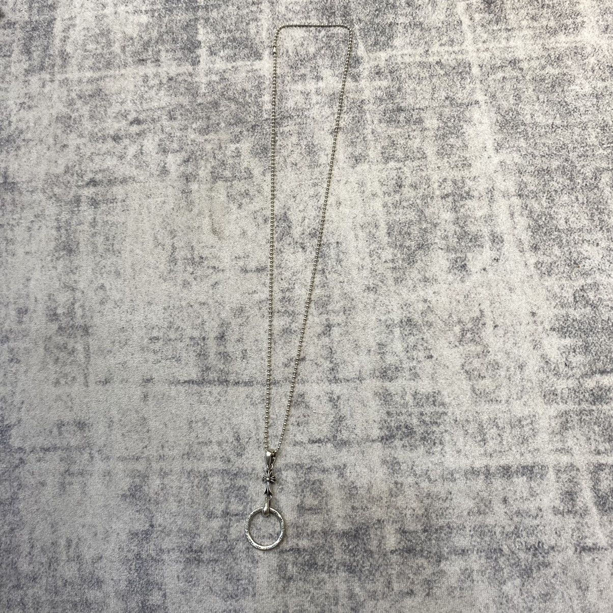 Chrome Hearts CHROME HEARTS Ball Chain Necklace Silver Cross Size ONE SIZE - 10 Thumbnail