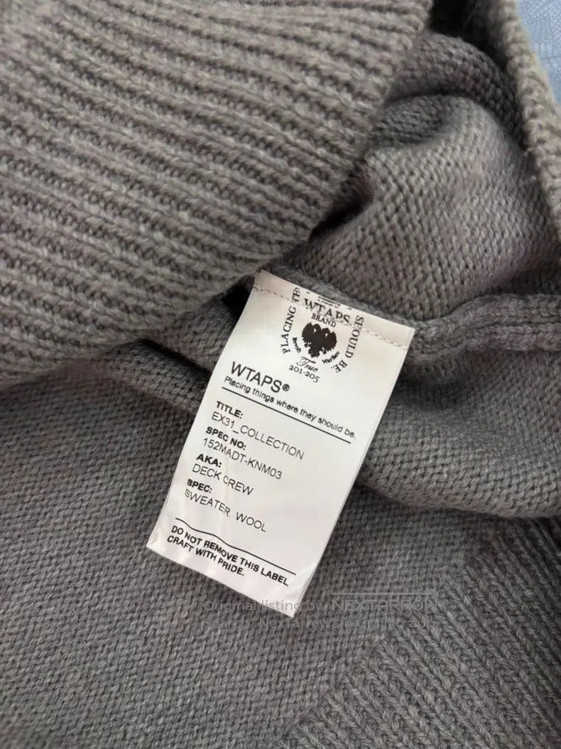 Wtaps Wtaps Out of stock Black Gold Red Flag Sweater Size US XL / EU 56 / 4 - 5 Thumbnail