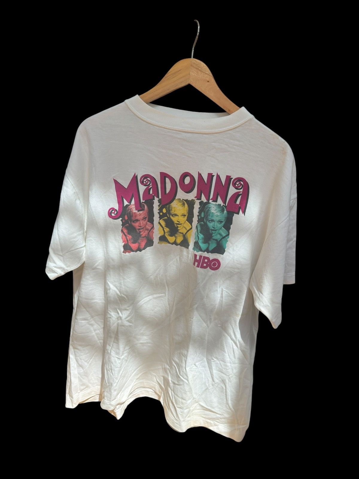 Band Tees Vintage 1993 Madonna HBO T shirt Size US XL / EU 56 / 4 - 1 Thumbnail